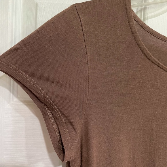 made in USA w pockets flowy swing top soft cocoa - Picture 12 of 14